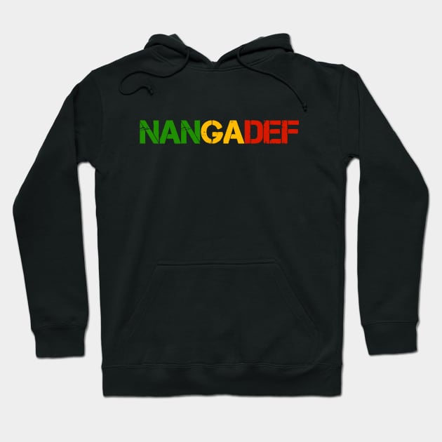 Nangadef Wolof Greeting Senegal Hoodie by Tony Cisse Art Originals